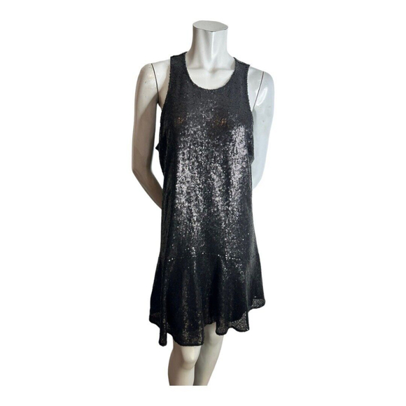 Urban Outfitters Dresses & Skirts - Urban Outfitters Black Sequin Sleeveless Keyhole Back Minidress Size Large